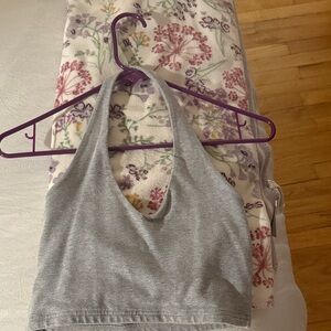 Brandy Melville Gray Crop Top